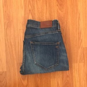 Madewell high riser skinny jeans